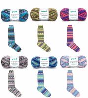 Gründl Sockenwolle Collezione Ill, 100g Sockenwolle 4-fach Gründl Sockenwolle Collezione Ill, 100g Sockenwolle 4-fach