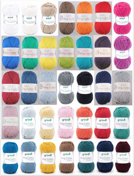 Gründl King Cotton, 50g-Knäuel