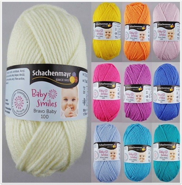 Schachenmayr Baby Smiles Bravo Baby 100, 50g Babywolle