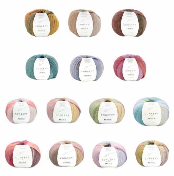 Katia Concept Angelo, 100g Farbverlaufsgarn