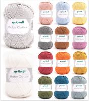 Gründl Baby Cotton, 50g Babywolle Gründl Baby Cotton, 50g Babywolle