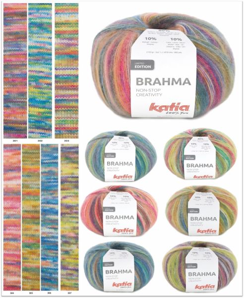 Katia Brahma, 150g Farbverlaufsgarn