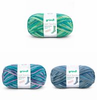 Gründl Hot Socks Selezione 6-fach, 150g Sockenwolle Gründl Hot Socks Selezione 6-fach, 150g Sockenwolle