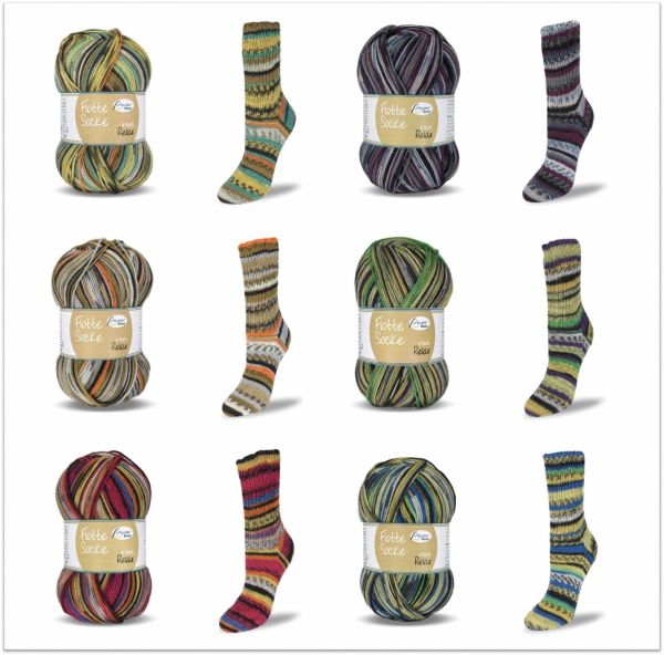 Rellana Flotte Socke Relax, 100g Sockenwolle 4-fach