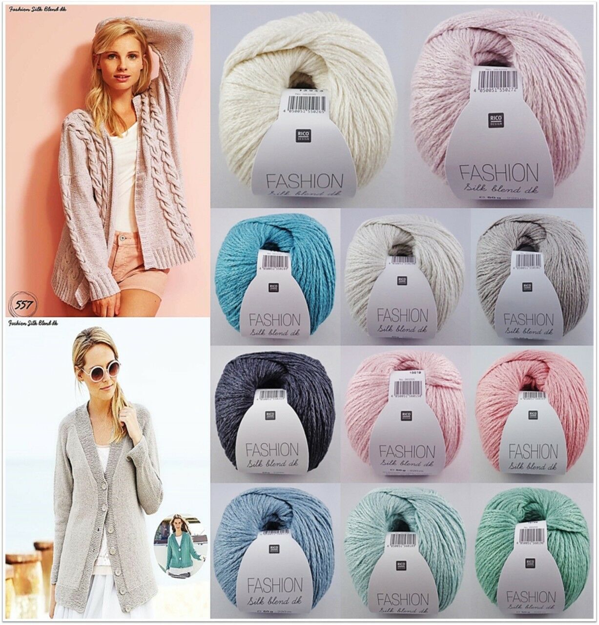 Rico Design dk, 50g Sommergarn | | Wolle & Garne | Strickmaus Jasmine