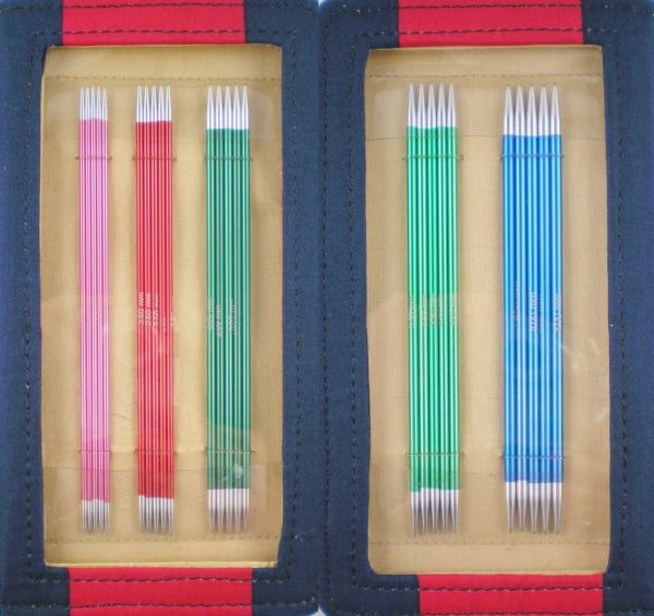 Knit Pro Zing 15cm Nadelspielset in Kunstledertasche
