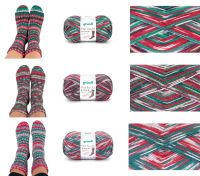 Gründl Hot Socks XMAS 2025, 100g bzw. 150g Sockenwolle 4-fach bzw. 6-fach Gründl Hot Socks XMAS 2025, 100g bzw. 150g Sockenwolle 4-fach bzw. 6-fach