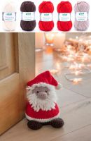 Gründl Filzwolle Uni Häkelset Türstopper Nikolaus ungefilzt Gründl Filzwolle Uni Häkelset Türstopper Nikolaus ungefilzt