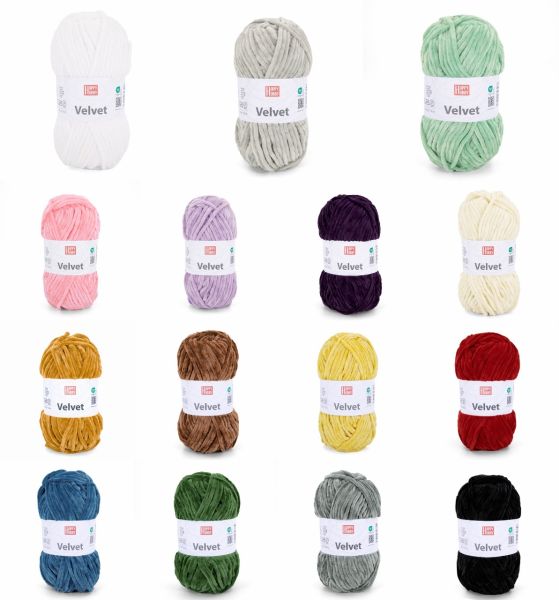 Happy Hobby Velvet, 100g Chenillegarn