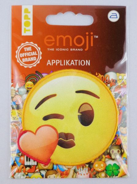 emoji Kuss mit Herz Art. 19864