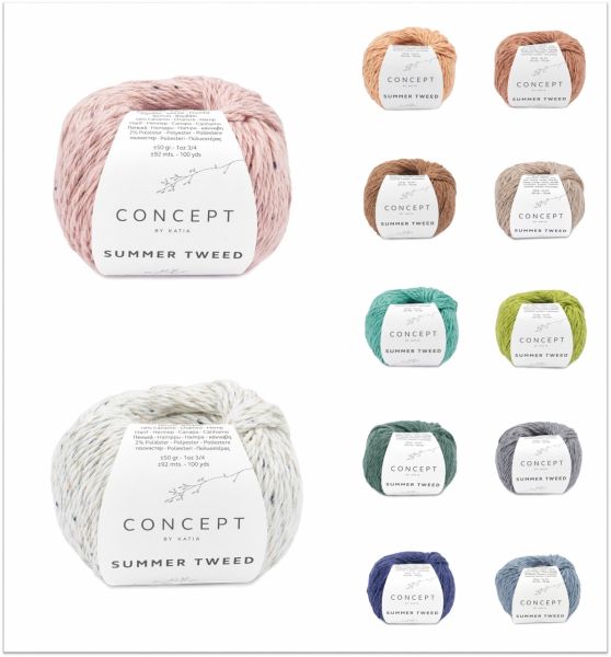 Concept by Katia Summer Tweed, 50g sommerliches Effektgarn