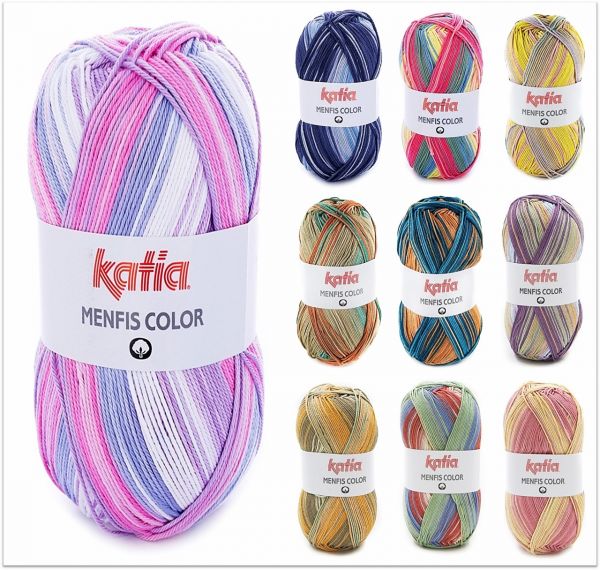 Katia Menfis Color, 100g Farbverlaufsgarn