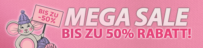 MEGA SALE MIT bis zu 50% Rabatt!