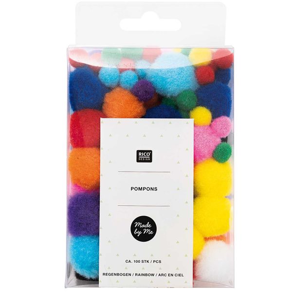 Rico Pompons Regenbogen (No. 08758.00.57)