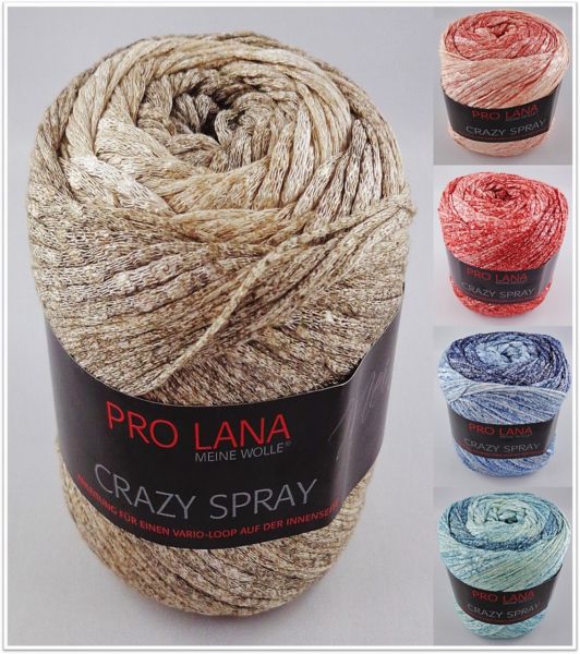 Pro Lana Crazy Spray, 150g Bändchengarn