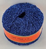 Lana Grossa Lamé Frisé 3/18, 20g Garn mit Glitzereffekt Fb. 32 blau Lana Grossa Lamé Frisé 3/18, 20g Garn mit Glitzereffekt Fb. 32 blau