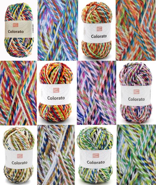 Happy Hobby Colorato, 100g Wintergarn