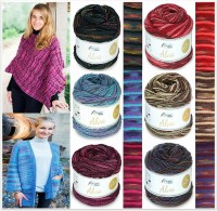 Rellana Alva, 150g Cake Bobbelwolle mit Farbverlauf Rellana Alva, 150g Cake Bobbelwolle mit Farbverlauf