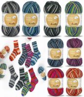 Rellana Flotte Socke Aurelia, 100g Sockenwolle 4-fach Rellana Flotte Socke Aurelia, 100g Sockenwolle 4-fach